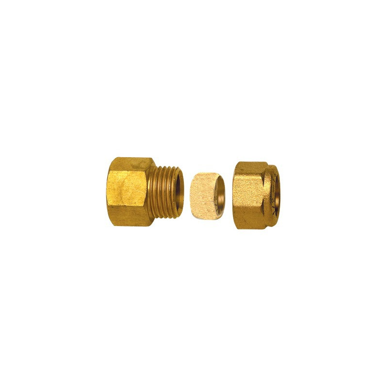Klemmringverschraubung Gerade F3/8 x Rohr 10mm- DIFF - 99135  - (X10)