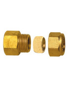 Klemmringverschraubung Gerade F3/8 x Rohr 10mm- DIFF - 99135  - (X10)