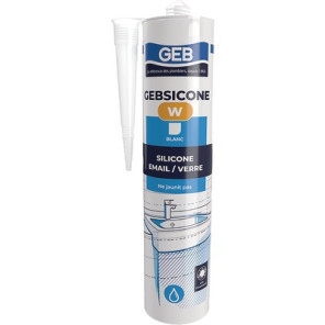 Mastix Silikon sanitär GEB weiß (Patrone 310ml)- GEB - 893150