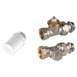 Set für Heizungsausrüstung 1/2 gewinkelt- HONEYWELL HOME - VTL3030ES15