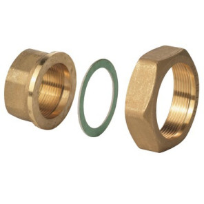 Messingverschraubung, 100 °C, DN25, G 1½? / Rp 1?, 3er-Set- SIEMENS - ALG253B  - (X3)