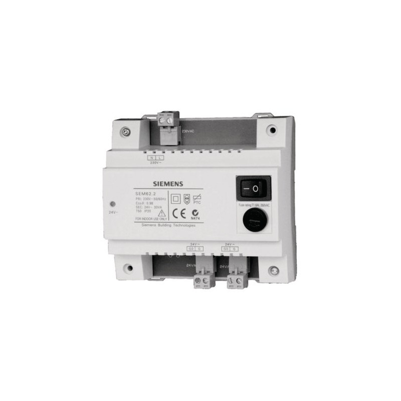 Transformator mit Schalter und auswechselbarer Sicherung- SIEMENS - SEM62.2