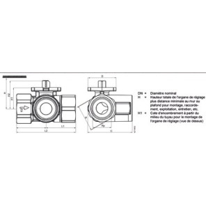 Vanne BS 3V F1"1/4 Kvs 16- SIEMENS - VBI61.32-16