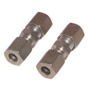 Gerades Rohr 6mm x Rohr 6mm- DIFF - 602866  - (X2)
