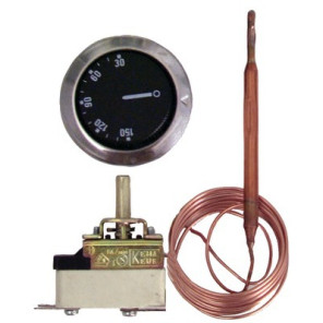 Temperaturregler Begrenzer mit Fühler und Kapillarreglung Typ AB224L TU-F 30/90° deg- DIFF - 703411