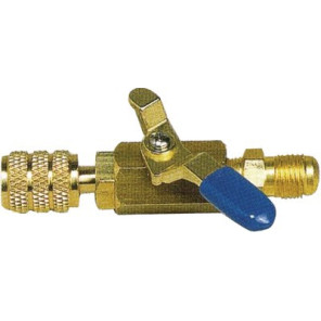 Vanne bleue M1/4" SAE x F1/4" SAE- GALAXAIR - SA-14M14F-B