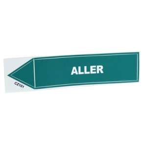 Unstarrer Aufkleber Vorlauf- DIFF - 907079  - (X10)