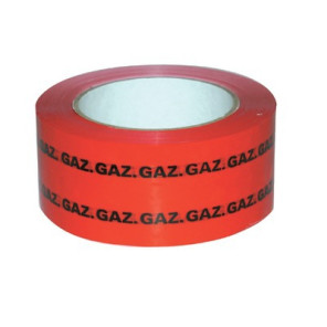 Klebeband Klebeband PVC rot Gas (50mm x 100m)- DIFF - 907113