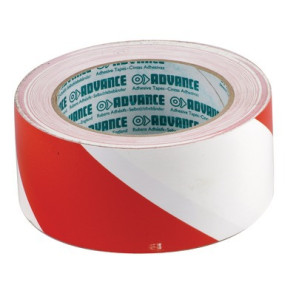 Klebeband Markierung rot/weiß (50mm x 33m)- DIFF - 907124