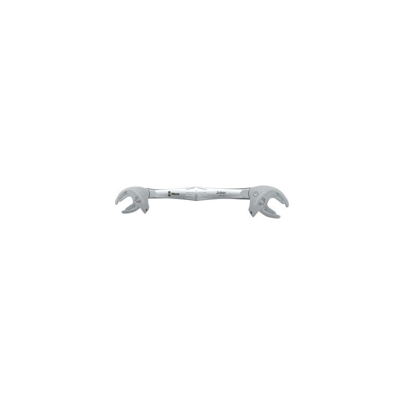 Clé double fourche auto-ajustable Joker M/L, 13-16 x 1/2-5/8" x 16-19 x 5/8-3/4" x 239.4 mm- WERA - 05020331001