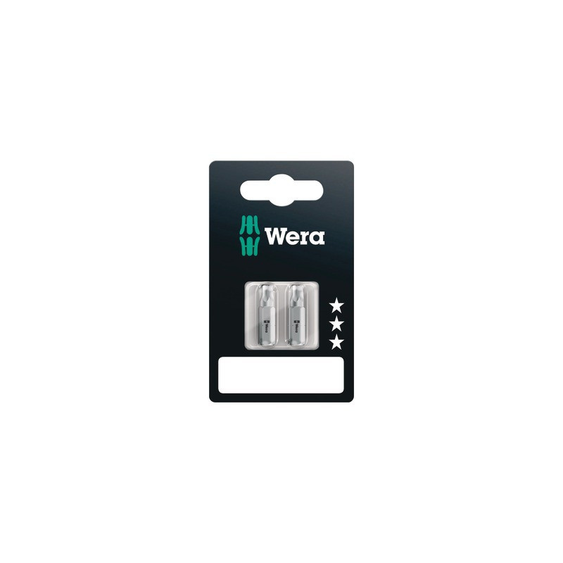 Embouts TORX® SB, TX 30 x 25 mm, 2 pièces- WERA - 05073316001
