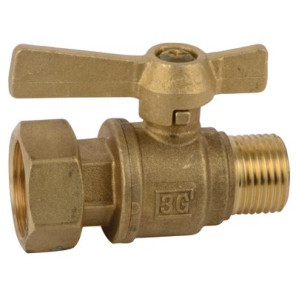 Robinet d'arrêt compteur droit MF 3/4"- DIFF - 110158