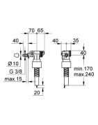 Tragrahmen Schwimmerventile- GROHE - 37095000