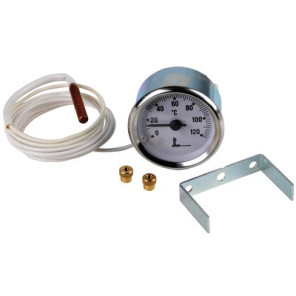 Rundes Thermometer 0° bis +120°C Durchmesser 56mm- DIFF - 606000