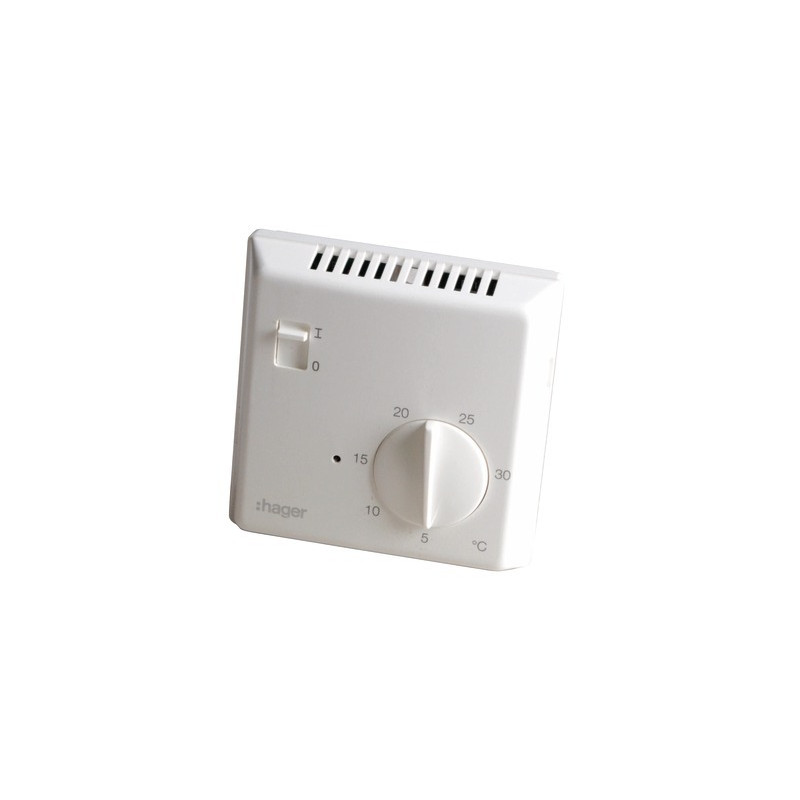 Einfacher elektronischer Thermostat HAGER elektronisch 25513- HAGER - 25513