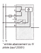 Einfacher elektronischer Thermostat HAGER elektronisch 25513- HAGER - 25513