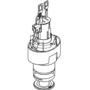 Mécanisme de chasse cloche bassin iFrame- HANSGROHE - 87 077 000