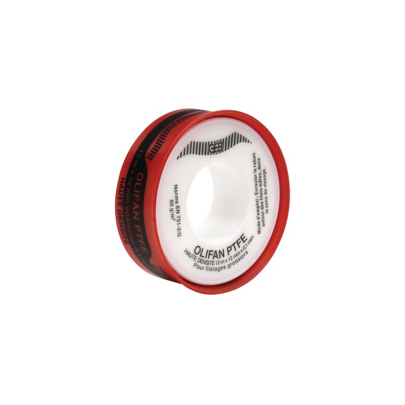 Produkt für Dichtheit Band ptfe hohe Dichte 12mm- GEB - 815153  - (X10)