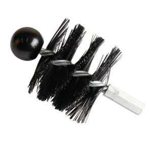 Écouvillon nylon haute température poêle à pellets Ø200mm- DIFF - 904188
