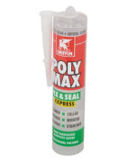 Poly Max Klebe- und Dichtmasse express, glasklar- GRIFFON - 6150452