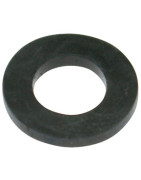 Flachdichtung NBR schwarz 12/17 - 3/8"- DIFF - 99328  - (X100)