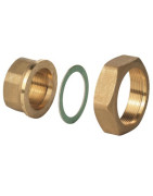 Messingverschraubung, 100 °C, DN25, G 1½? / Rp 1?, 3er-Set- SIEMENS - ALG253B  - (X3)