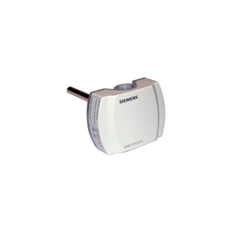 Tauchtemperaturfühler 100 mm, LG-Ni1000, mit Schutzrohr- SIEMENS - QAE2120.010