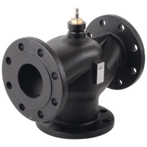 Dreiwegeventil, Flansch, PN10, DN80, kvs 100- SIEMENS - VXF32.80-100
