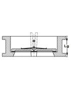 Clapet double battant fonte DN100- SFERACO - 370100