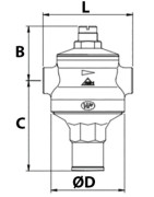 Réducteur de pression RINOX F1" NF- RBM - 510670