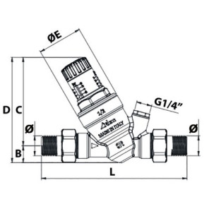 Réducteur de pression RINOX PLUS SMART M1/2" NF- RBM - 29090400