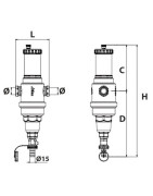 Séparateur air et boue AIRTERM DIRT F3/4- RBM - 28310500 Séparateur air et boue AIRTERM DIRT F3/4- RBM - 28310500
