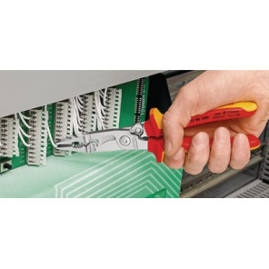 Elektriker-Multifunktionszange mit Absturzsicherung- KNIPEX - 13 82 200 T