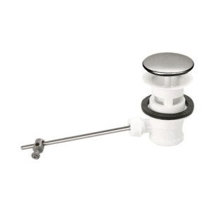 Bonde de lavabo automatique, clapet inox recouvrant- NICOLL - 0201005