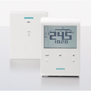 Funk-Raumthermostat mit Batterien 2x1,5 V AAA- SIEMENS - RDE100.1RFS