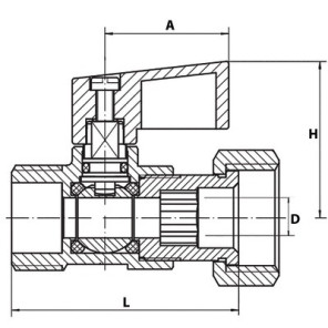 Robinet BS applications spécifiques MF1/2"- DIFF - 110144