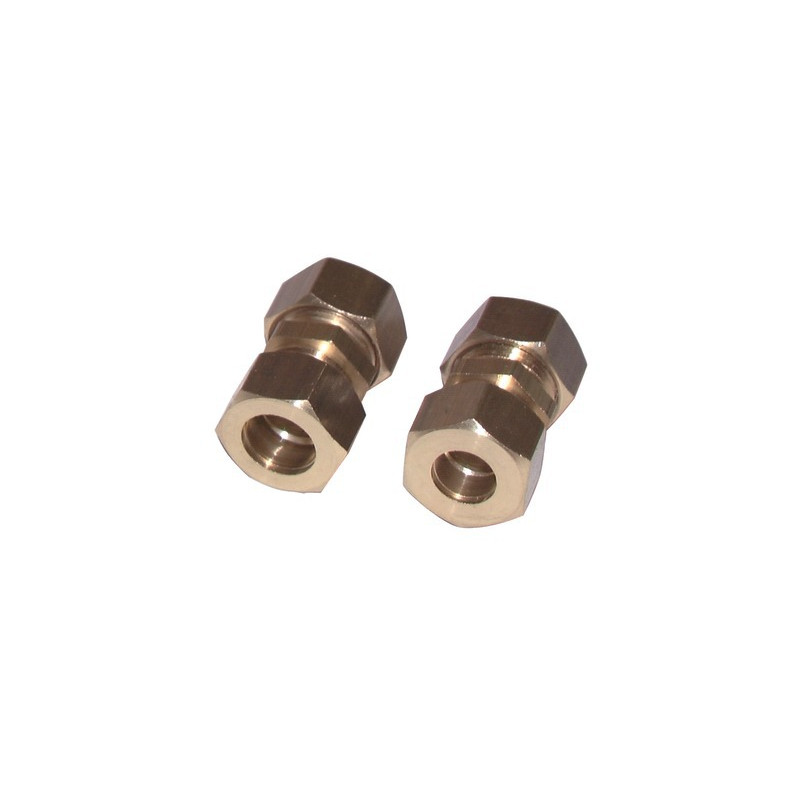 Schneidringverschraubung Gerades Rohr 12mm x Rohr 10mm- DIFF - 601604  - (X2)