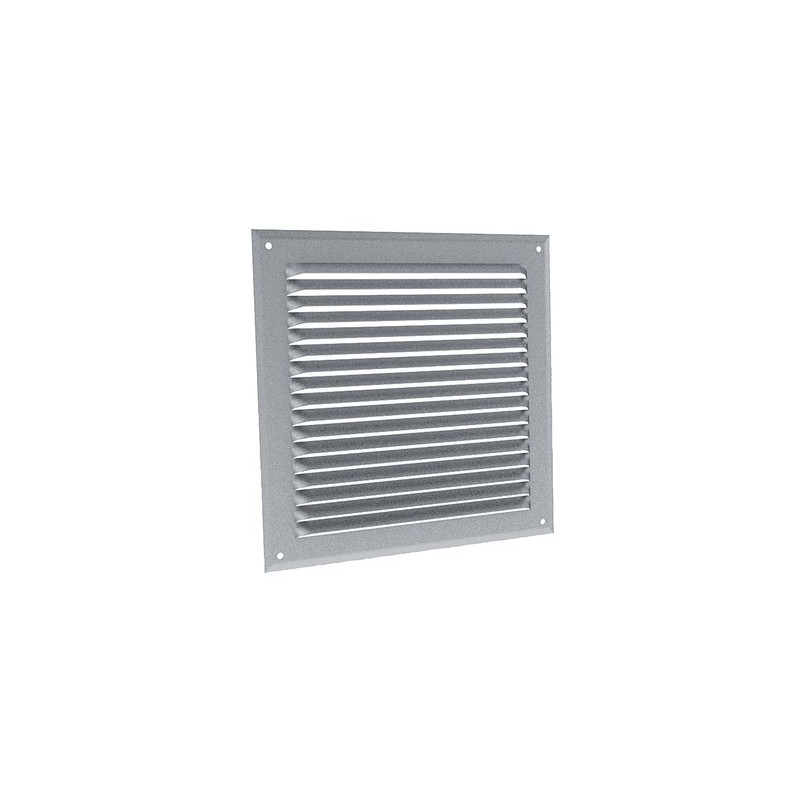 Gitter mit Schutzdach aus eloxiertem Aluminium GA AN 100 x 100- ANJOS - 6602