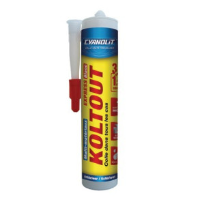 Colle de fixation polymère KOLTOUT EXPRESS blanc 290ml- AC MARCA IDEAL - 33300149
