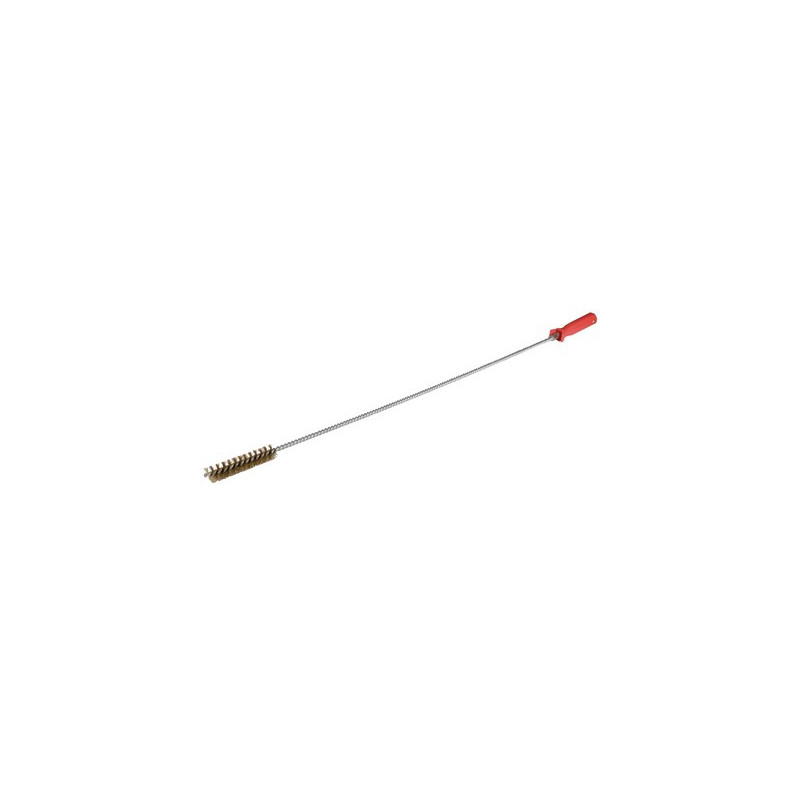 Rohrbürste mit Stiel aus vermessingtem Stahl Durchmesser 25mm Stiel 8mm- DIFF - 904360