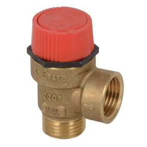 Sicherheitsventil AG/IG, 15 x 21, 3 bar- DIFF - 100058