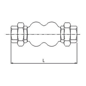 Compensateur dilatation F1"- DIFF - 110284
