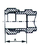 Schneidringverschraubung Gerade F3/8 x Rohr 8mm- DIFF - 601607  - (X2)