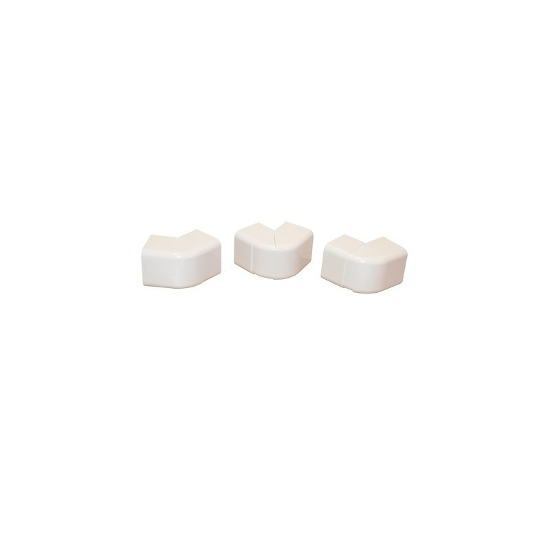 Angle extérieur réglable 80x60 blanc pur 9010- DIFF - 807705  - (X6)