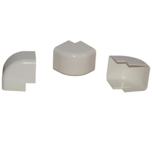 Angle externe 80x60 blanc crème 9001- DIFF - 807707  - (X9)