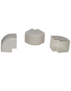 Angle externe 80x60 blanc crème 9001- DIFF - 807707 - (X9) Angle externe 80x60 blanc crème 9001- DIFF - 807707 - (X9)