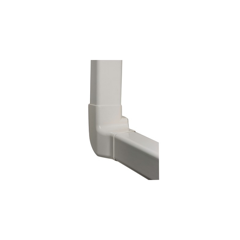 Angle vertical droit 80x60 blanc pur 9010- DIFF - 807716  - (X4)