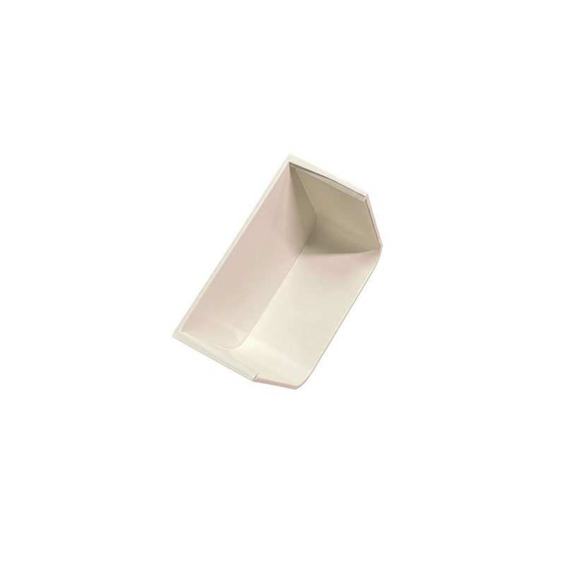 Embout 80x60 blanc pur 9010- DIFF - 807730  - (X9)