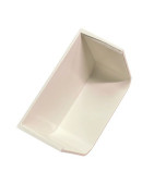 Embout 80x60 blanc pur 9010- DIFF - 807730  - (X9)