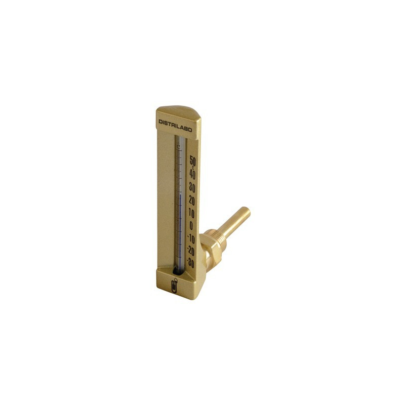 Gebogener industrieller Thermometer aus Glas -30/ 50°C- DIFF - 906729